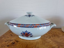 Soupière Raynaud décor "Jumièges" Limoges France, décor Vieux Rouen