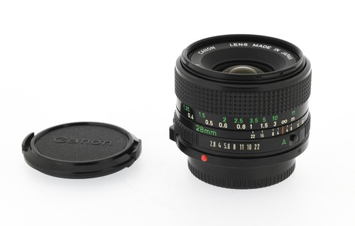 Canon new 28mm 8 - fd, f/2.8