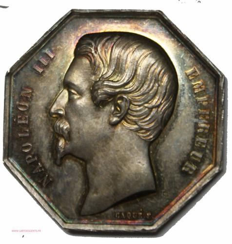 Jeton napoleon iii - (fr1),