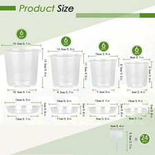 Plante pots transparente - plante, de