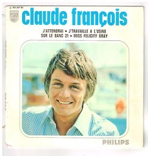 Claude FRANCOIS    J'attendrai  / winchester cathedral    7" 45 tours EP