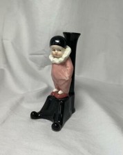 Pierrot Clown Bud Vase Rare