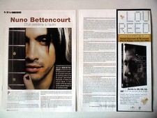 COUPURE DE PRESSE-CLIPPING : NUNO BETTENCOURT [2pages] 2005 Interview,Near Death