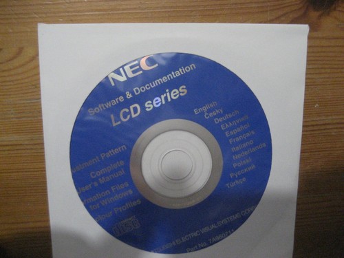 Rom nec software - cd,