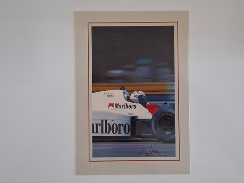 Carte postale alain prost - postale, f1