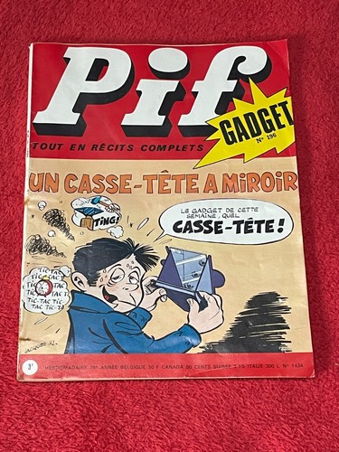 Pif gadget 196 bd - gadget, (1972)