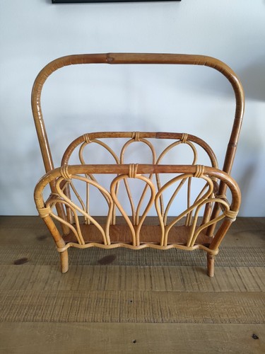 Porte revues rotin osier - revues,