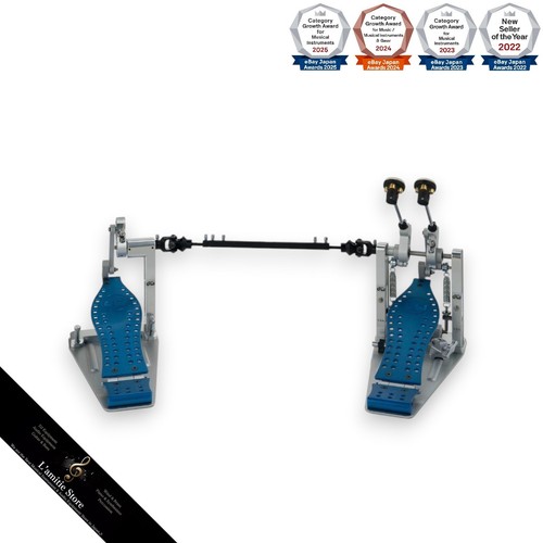 Double pédale bleue - , à