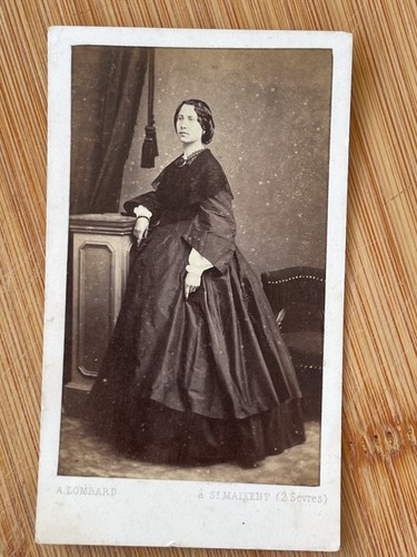 Photo carte cdv portrait - portrait, femme