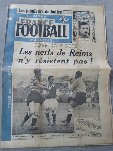 Journal 1952 france football - france,