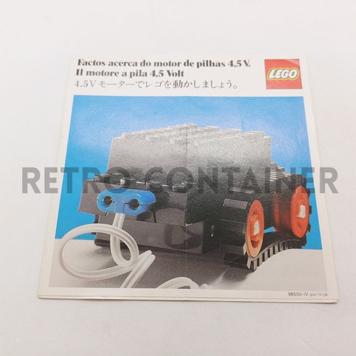 Lego vintage instructions - lego,