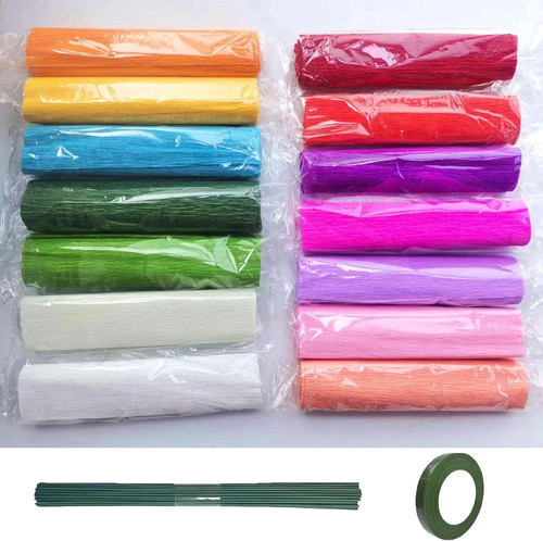 Crepe paper flower - flower, kits
