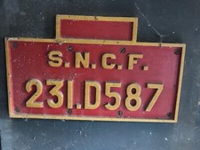 Plaque 231 587 locomotive - de,