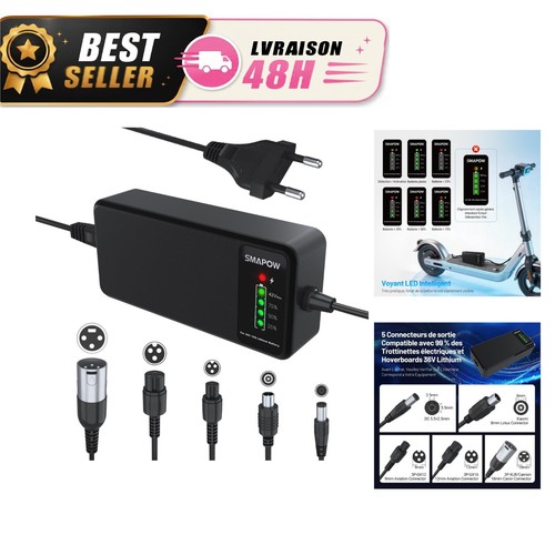 Chargeur intelligent 42v pour - chargeur,