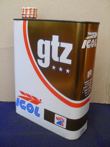 Bidon ancien huile garage - ancien,