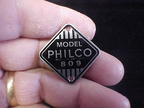 Philco radio acide gravé - radio,