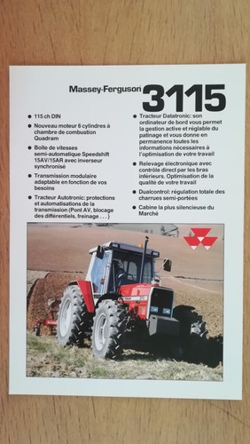 Brochure tracteur massey - brochure,