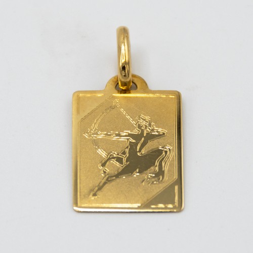 Pendentif sagittaire or - pendentif,