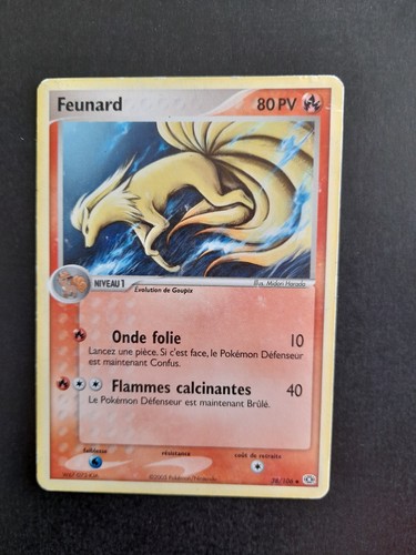 Carte pokémon feunard - pokémon,