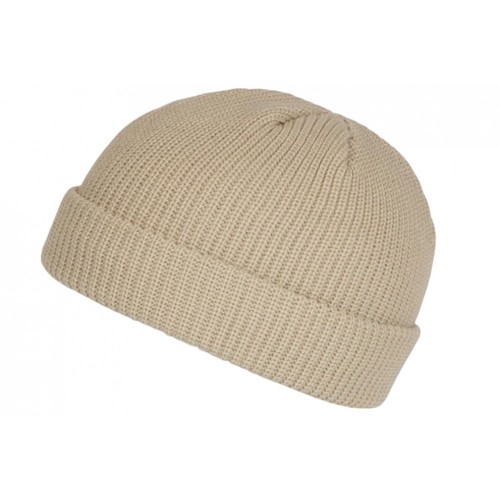 Bonnet docker beige laine - beige,