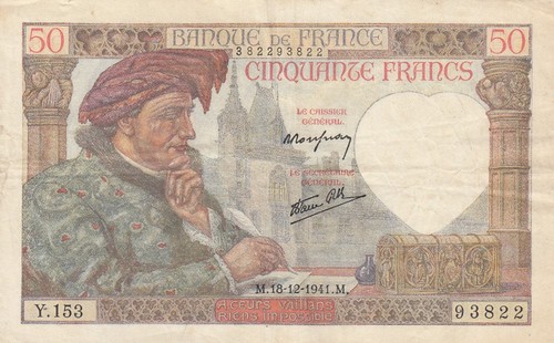 France francs jacques - jacques, coeur