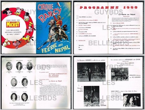 Ancien programme cirque circus - programme, cirque/circus