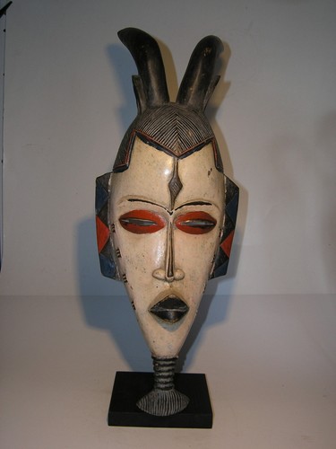 Masque africain gouro - africain,