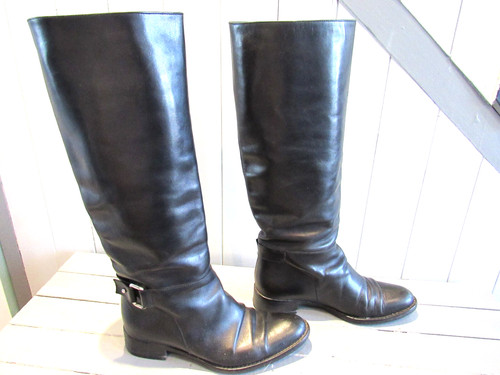 Bottes cavalières cuir - bottes,
