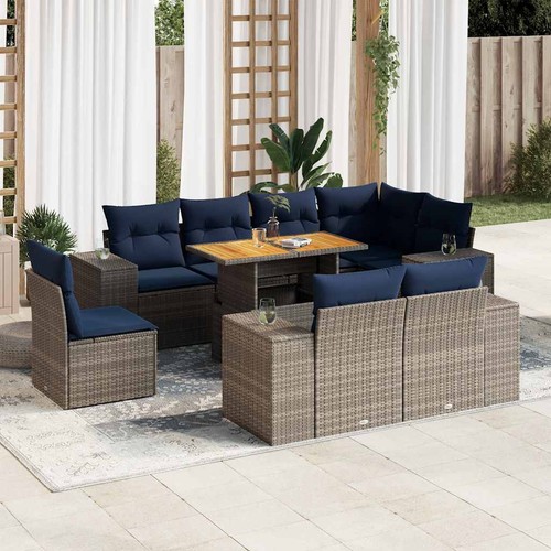 Salon jardin pcs avec - salon, 9