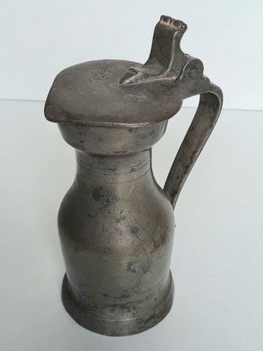 Ancien pichet couvercle en - ancien,