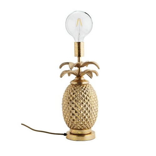 Ananas table lampe beau doré - lampe,