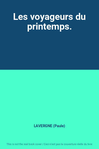 Les voyageurs printemps - du,