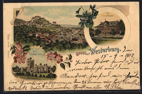 Lithographie westerburg - westerburg, /