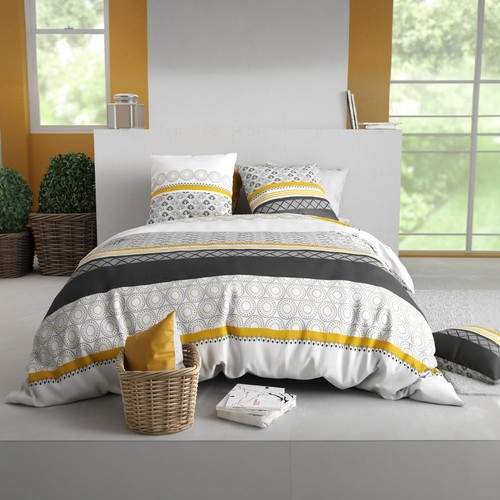 Parure lit 220x240 coton - lit, cm