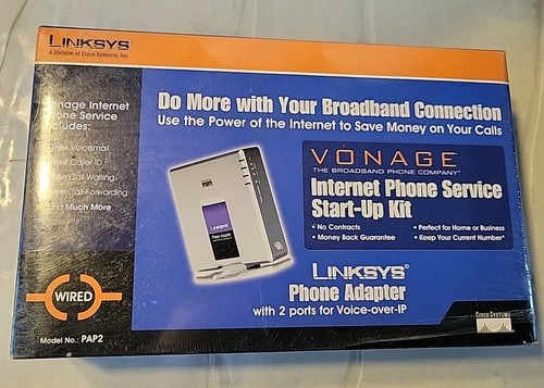 Linksys phone adapter vonage - adapter,
