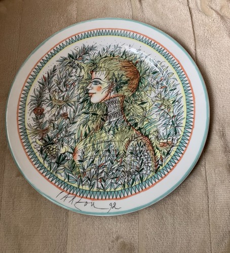 Assiette signé jean carzou - assiette,