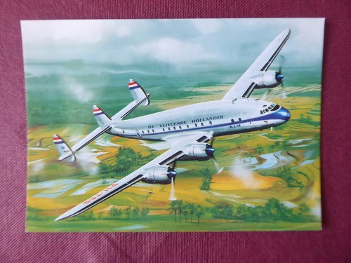Carte postale klm royal dutch - carte,