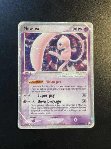 Carte pokémon mew - carte, 100/110