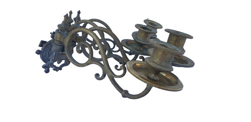 Paire bougeoirs appliques - de,