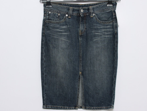 Jupe levi longue usagée - levi's,