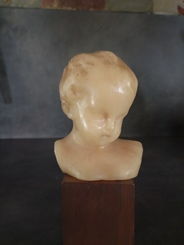 Ancien petit buste - petit, cire