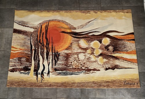 Tapisserie laine terre de - -, "terre
