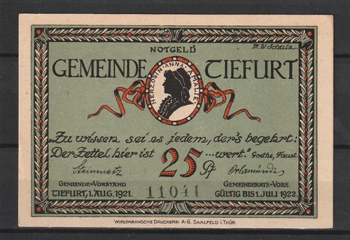 Germany allemagne notgeld - -,