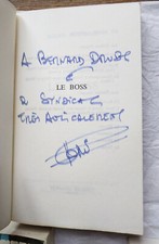 Roger Borniche : 5 livres avec envois et carte autographes signés 80/87 Grasset