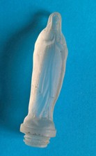Ancien Bouchon de Carafe ou Mascotte de Radiateur en Pâte de Verre Vierge