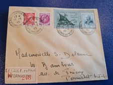 Timbre France Guerre 74 obl