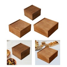 Coffret de rangement en bois