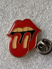 pin's rock The Rolling Stones tire la langue Brian Jones Ian Stewart Mick Jagger
