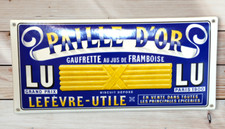 Plaque émaillée LU LEFEVRE