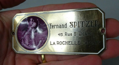 Ancienne plaque automobile - ancienne,